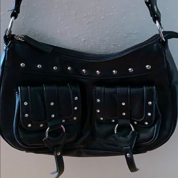 Cute Black Faux Leather Purse - Picture 2 of 5